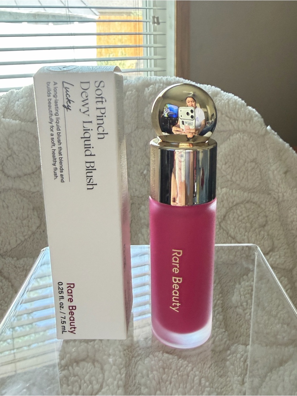 Rare Beauty Soft Pinch Dewy Liquid Blush — Lucky Pink